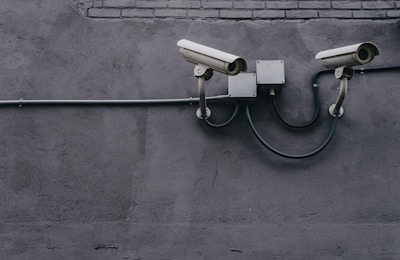 Mounting Accessories - Security cameras mounted on wall