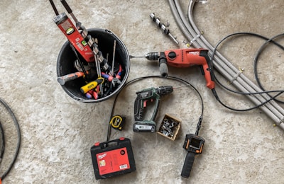 Installation Kit - Power drill and installation tools