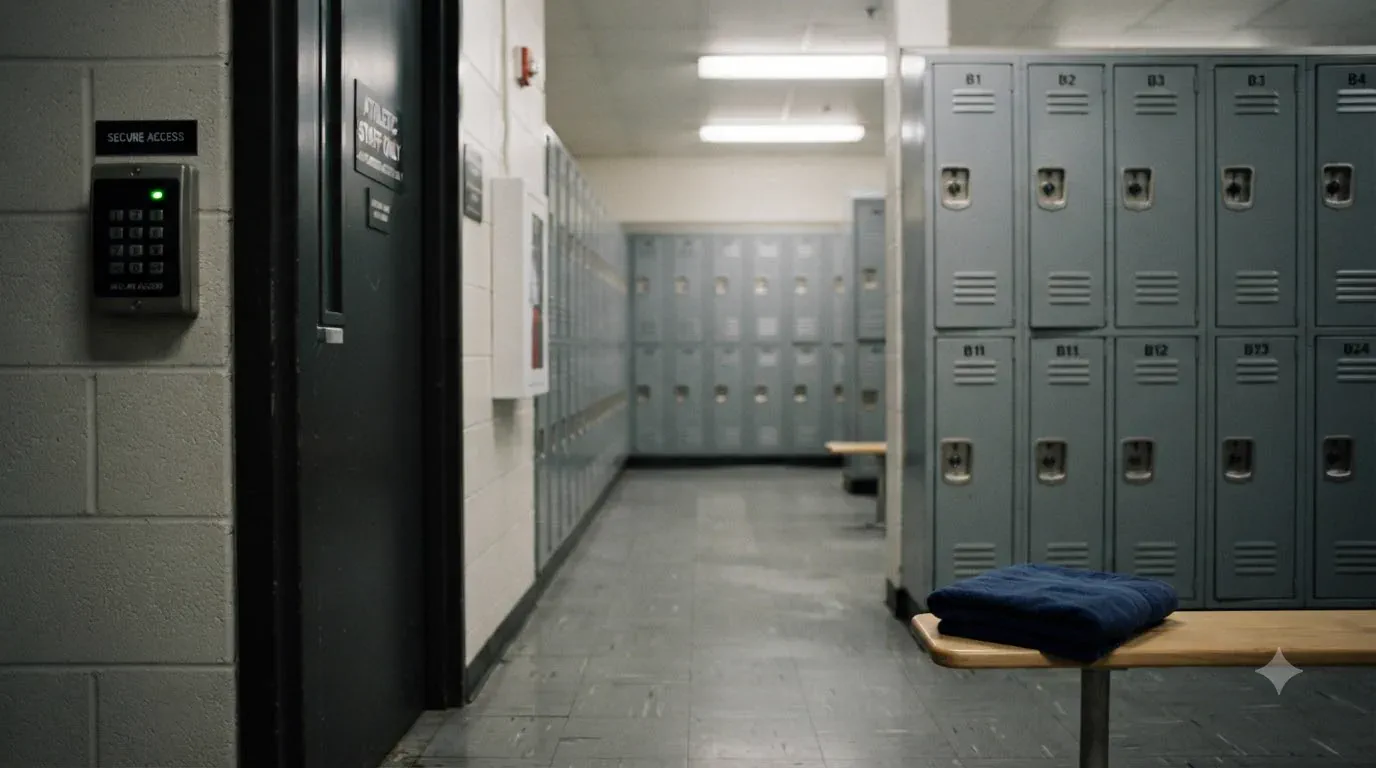 Locker & equipment areas
