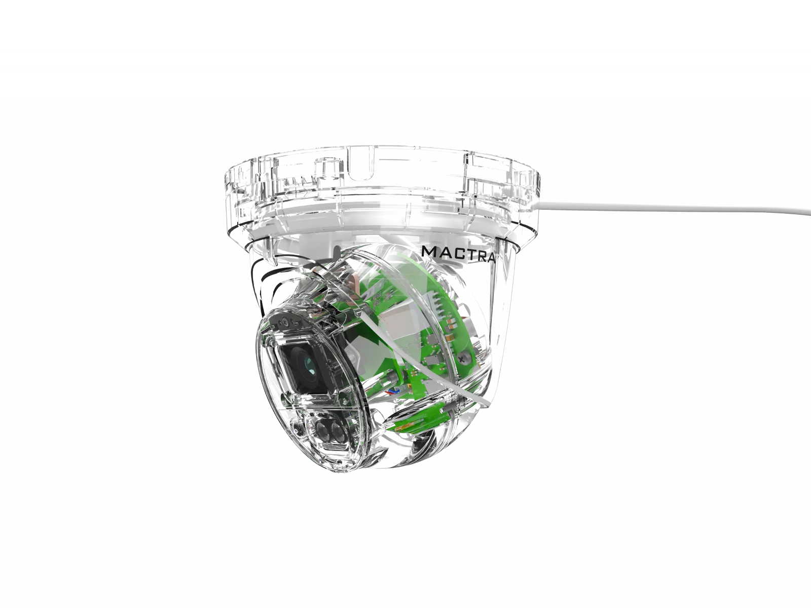 Assembled exterior view of MACTRA turret camera