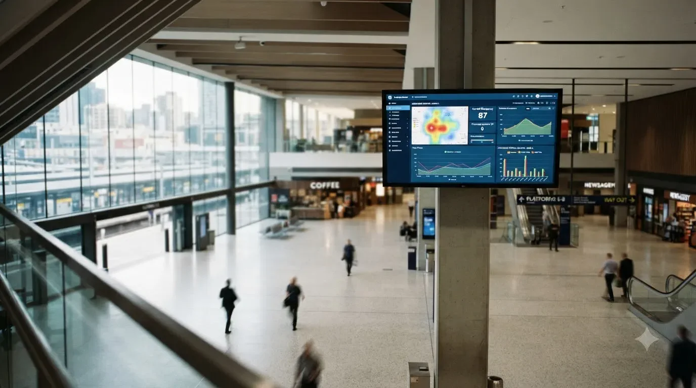 People movement in monitored environment